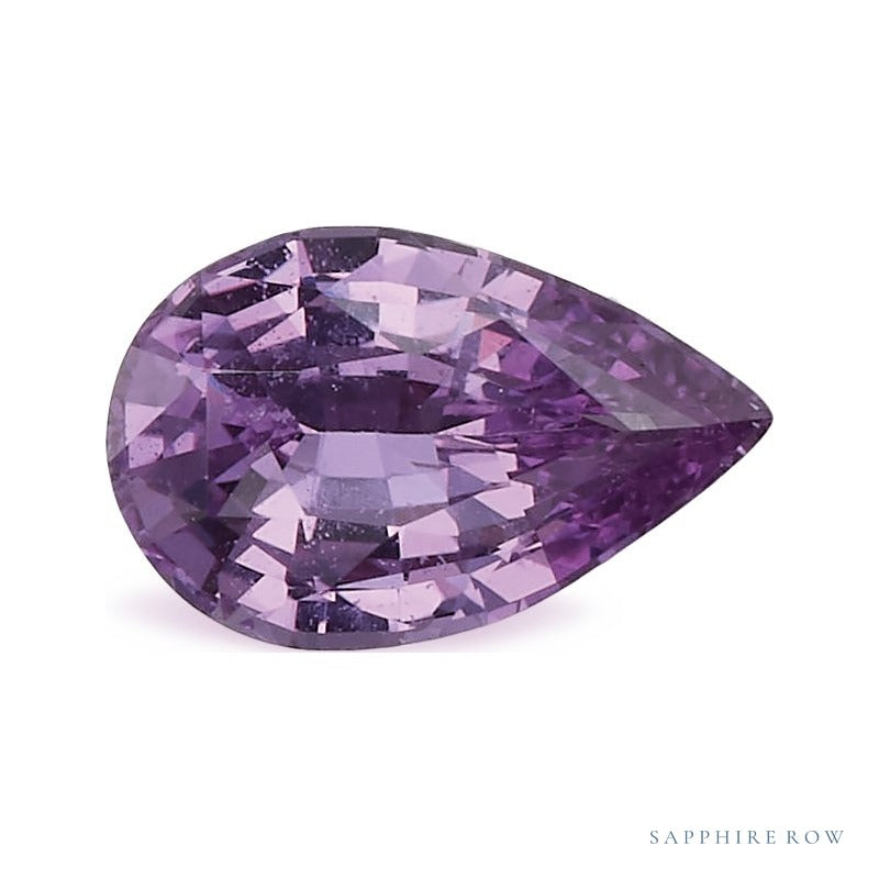 0.85 ct natural pink sapphire from Madagascar, pear cut | Sapphire Row · cut7