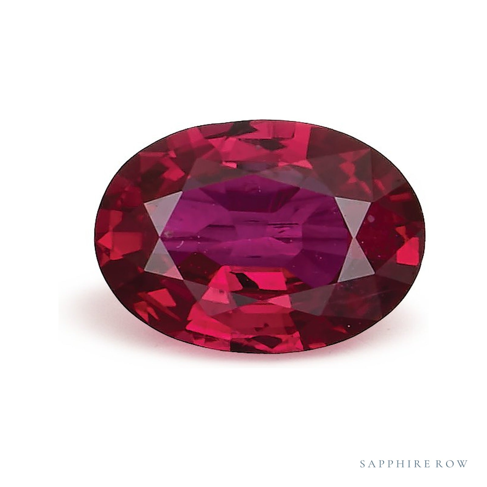 0.81 ct Oval Natural Ruby — Sapphire Row · cut4