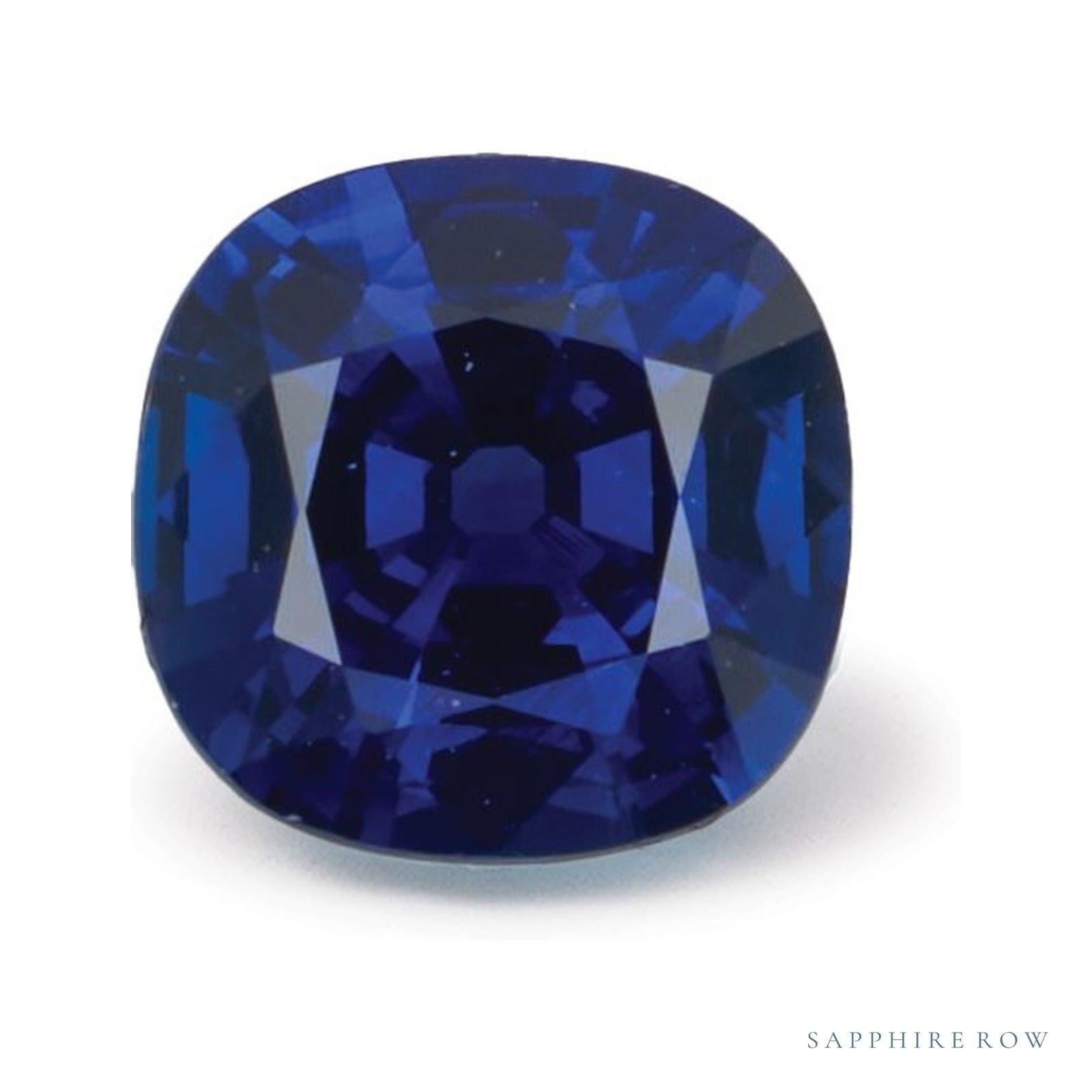 0.76 ct Cushion Natural Sapphire — Sapphire Row · cut4