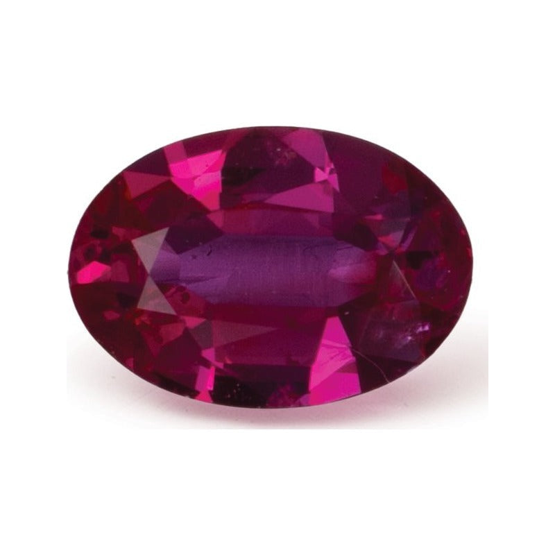 0.74 ct natural red ruby from Mozambique, oval cut | Sapphire Row · cut7