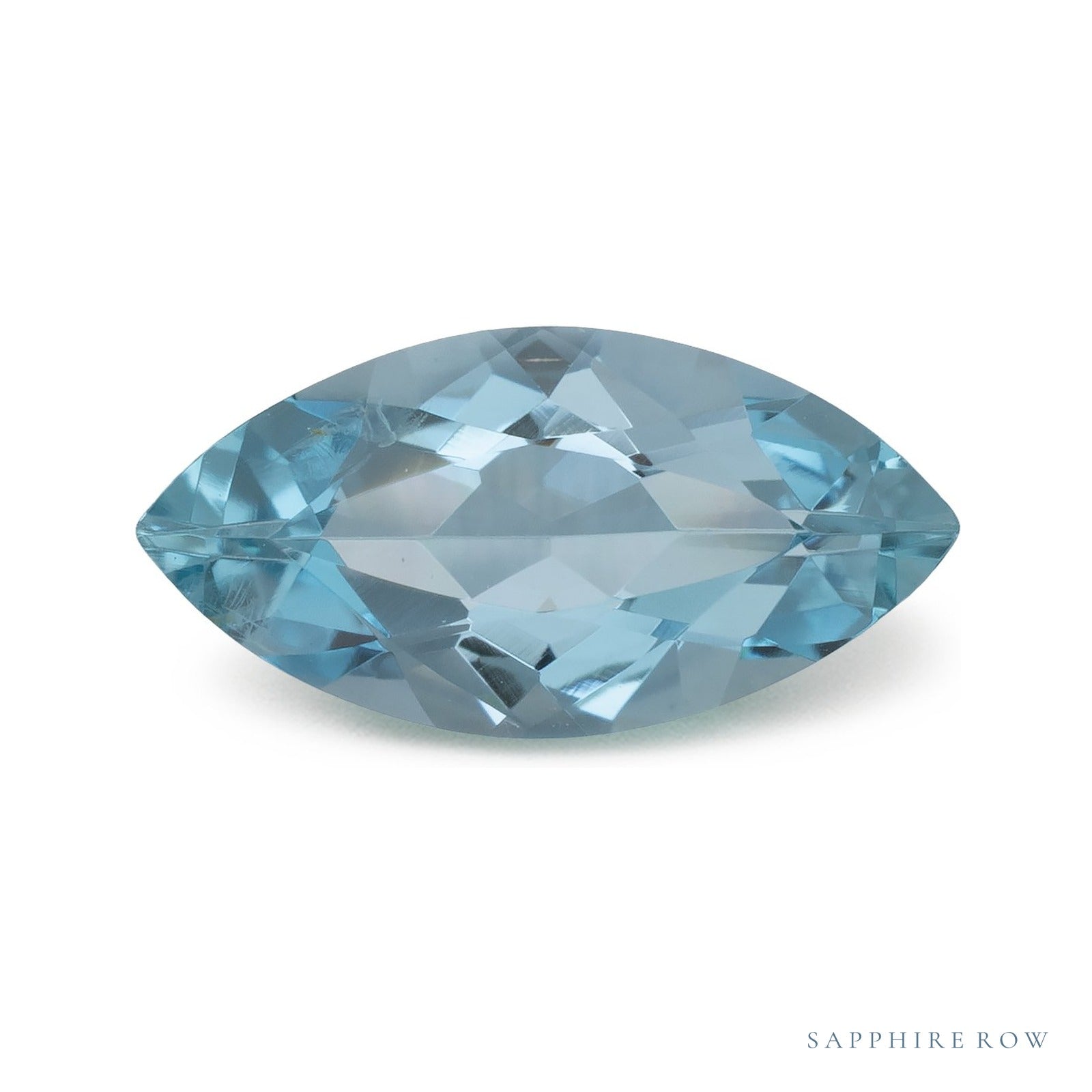 0.74 ct Marquise Natural Aquamarine — Sapphire Row · cut4