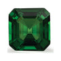 0.74 ct natural green tsavorite garnet from Tanzania, asscher cut | Sapphire Row · cut7