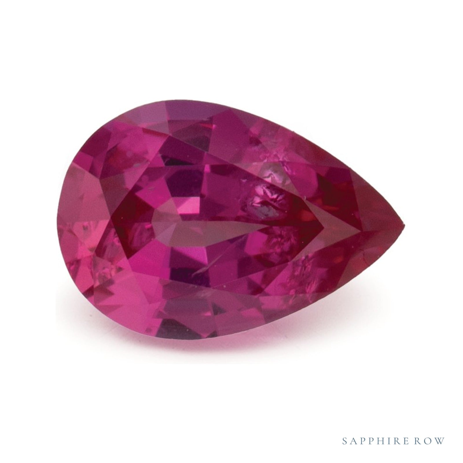 0.73 ct Pear Natural Sapphire — Sapphire Row · cut4