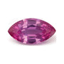 0.71 ct natural pink sapphire from Mozambique, marquise cut | Sapphire Row · cut7