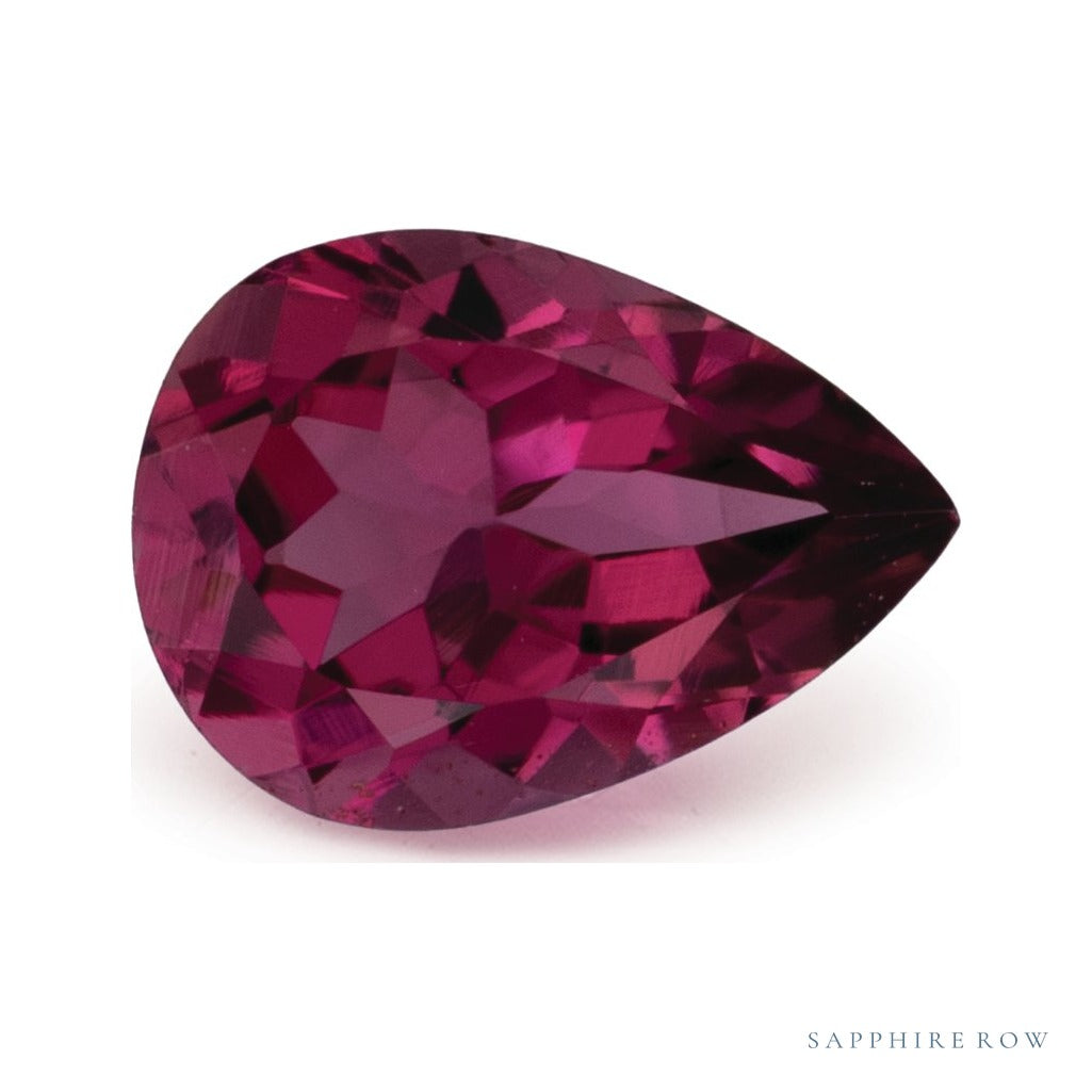 0.71 ct natural pink tourmaline from Brazil, pear cut | Sapphire Row · cut4 · cut5
