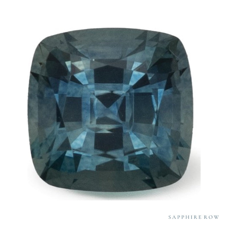 0.70 ct natural blue sapphire from United States, cushion cut | Sapphire Row · cut7