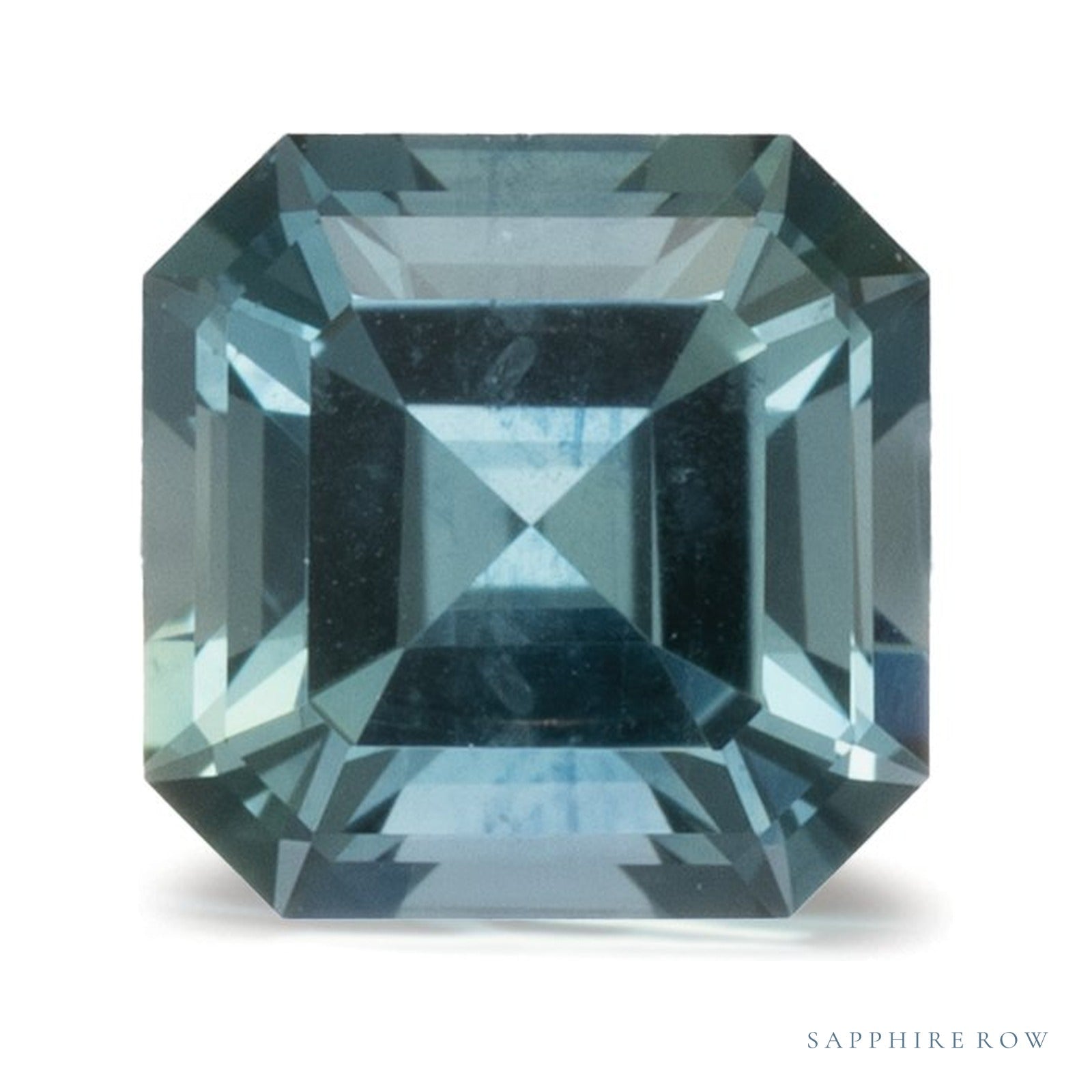 0.68 ct Asscher Natural Sapphire — Sapphire Row · cut4
