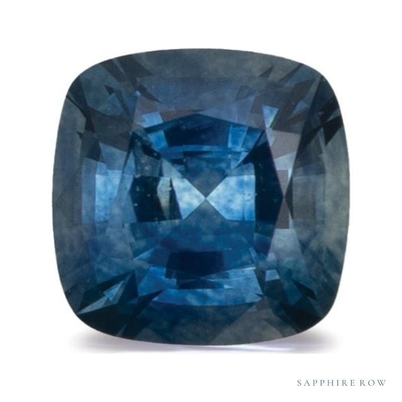 0.64 ct natural blue sapphire from United States, cushion cut | Sapphire Row · cut7