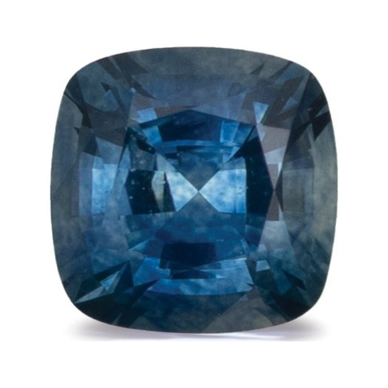 0.64 ct natural blue sapphire from Montana, cushion cut | Sapphire Row · cut7