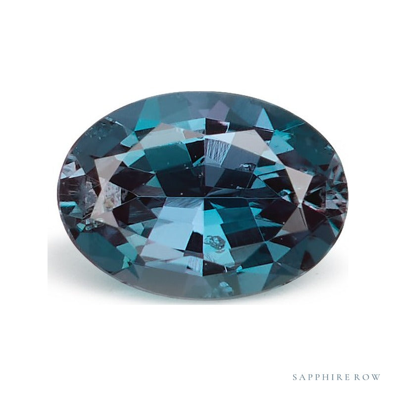 0.63 ct natural color-change alexandrite from Brazil, oval cut | Sapphire Row · cut6