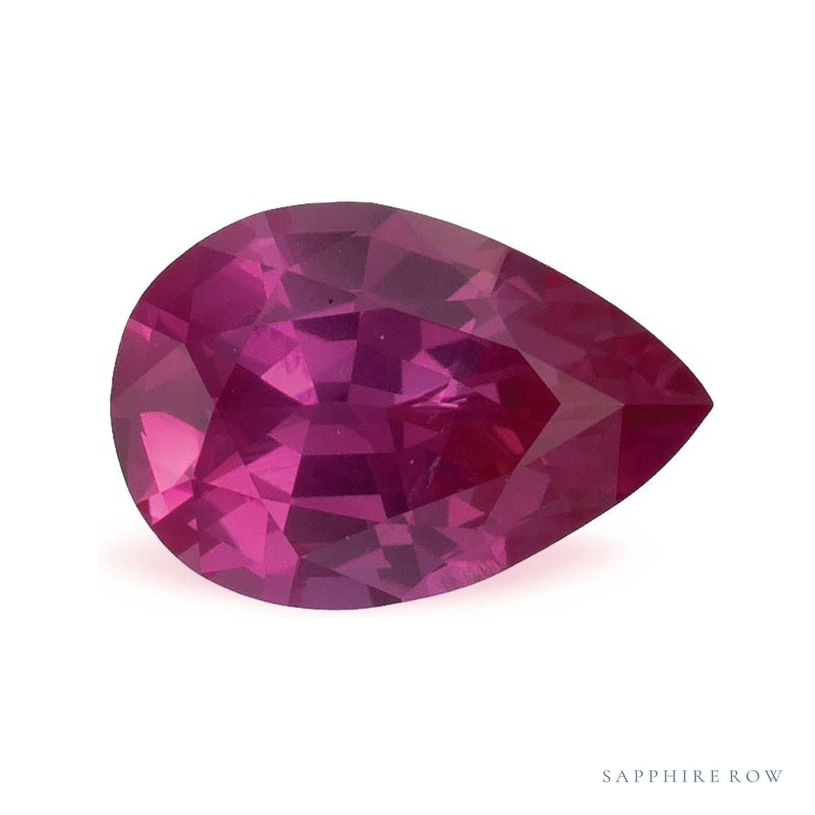 0.44 ct Pear Natural Sapphire — Sapphire Row · cut4