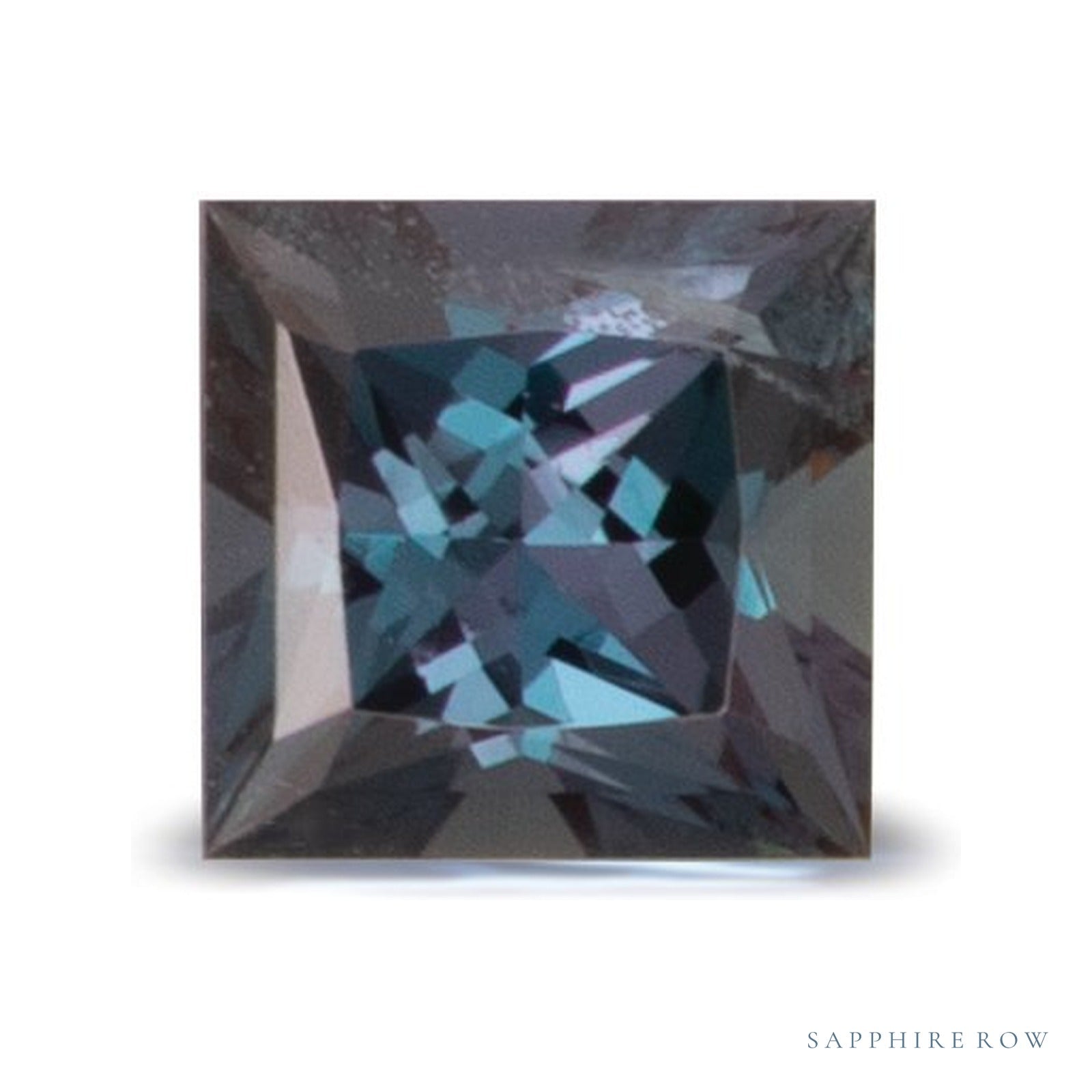 0.32 ct Square Natural Alexandrite — Sapphire Row · cut4