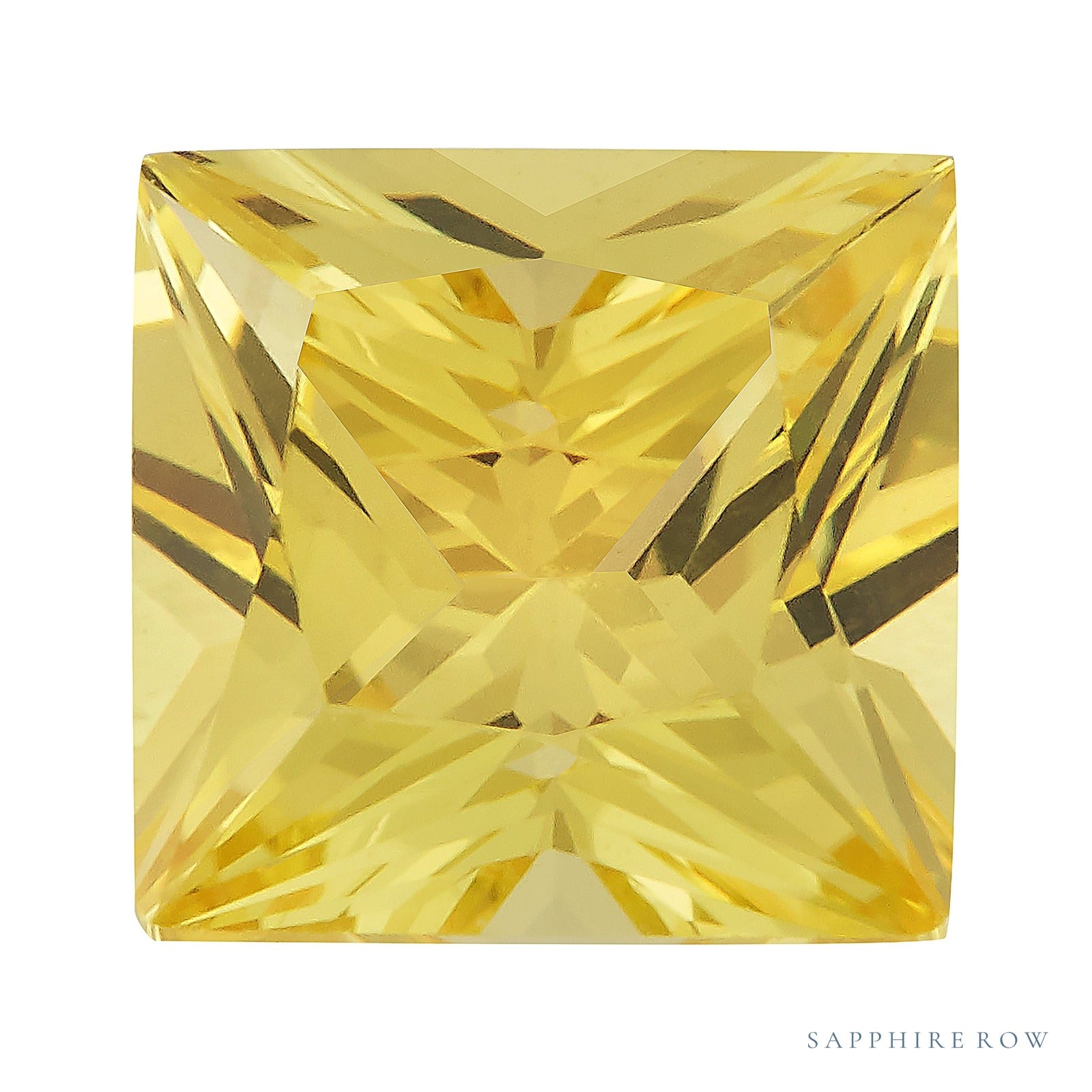 3.5 mm Square Lab-Grown Sapphire — Sapphire Row · cut4