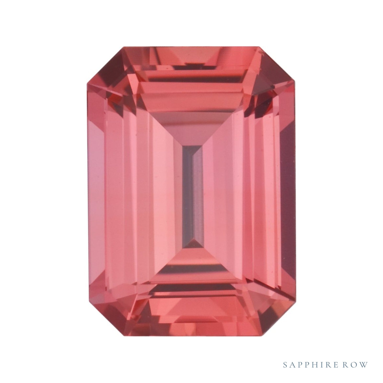 8 x 6 mm Emerald Lab-Grown Sapphire — Sapphire Row · cut4
