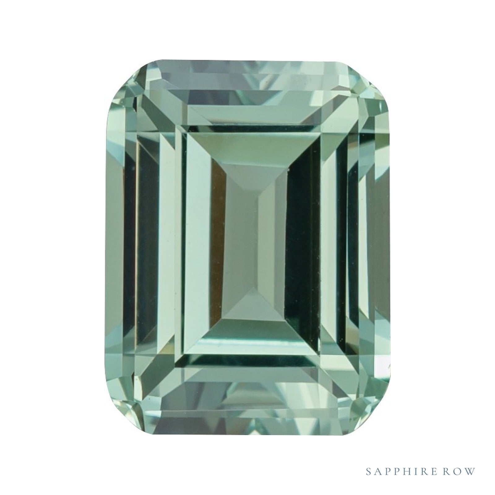 7.5 x 5.5 mm Emerald Lab-Grown Sapphire — Sapphire Row · cut4
