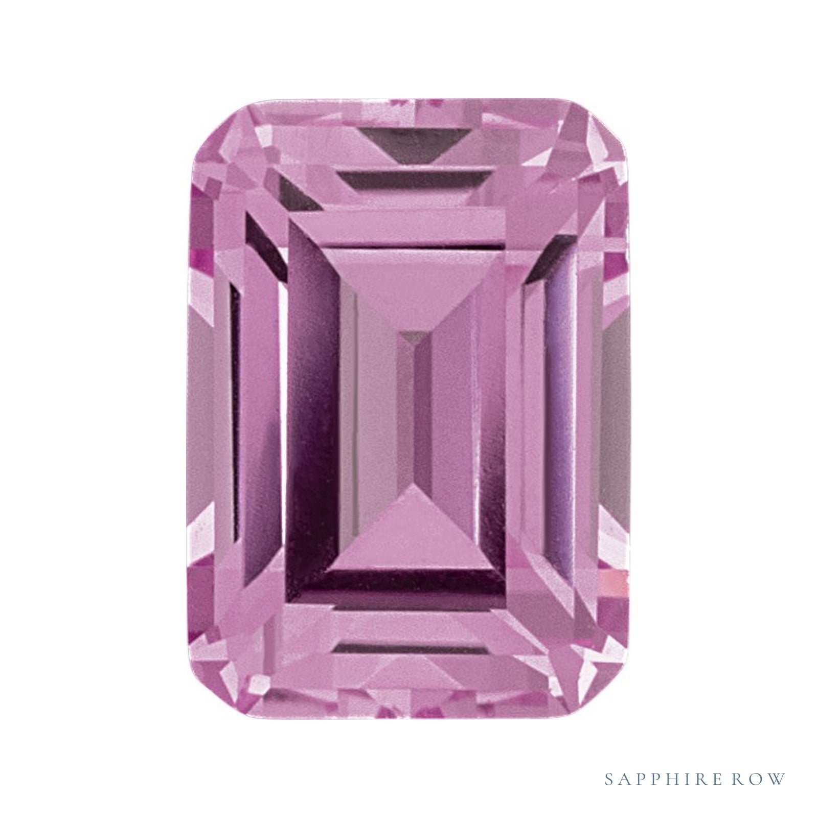 6.5 x 4.5 mm Emerald Lab-Grown Sapphire — Sapphire Row · cut4