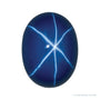 12x10 mm lab-grown blue star sapphire, oval cut | Sapphire Row · cut4