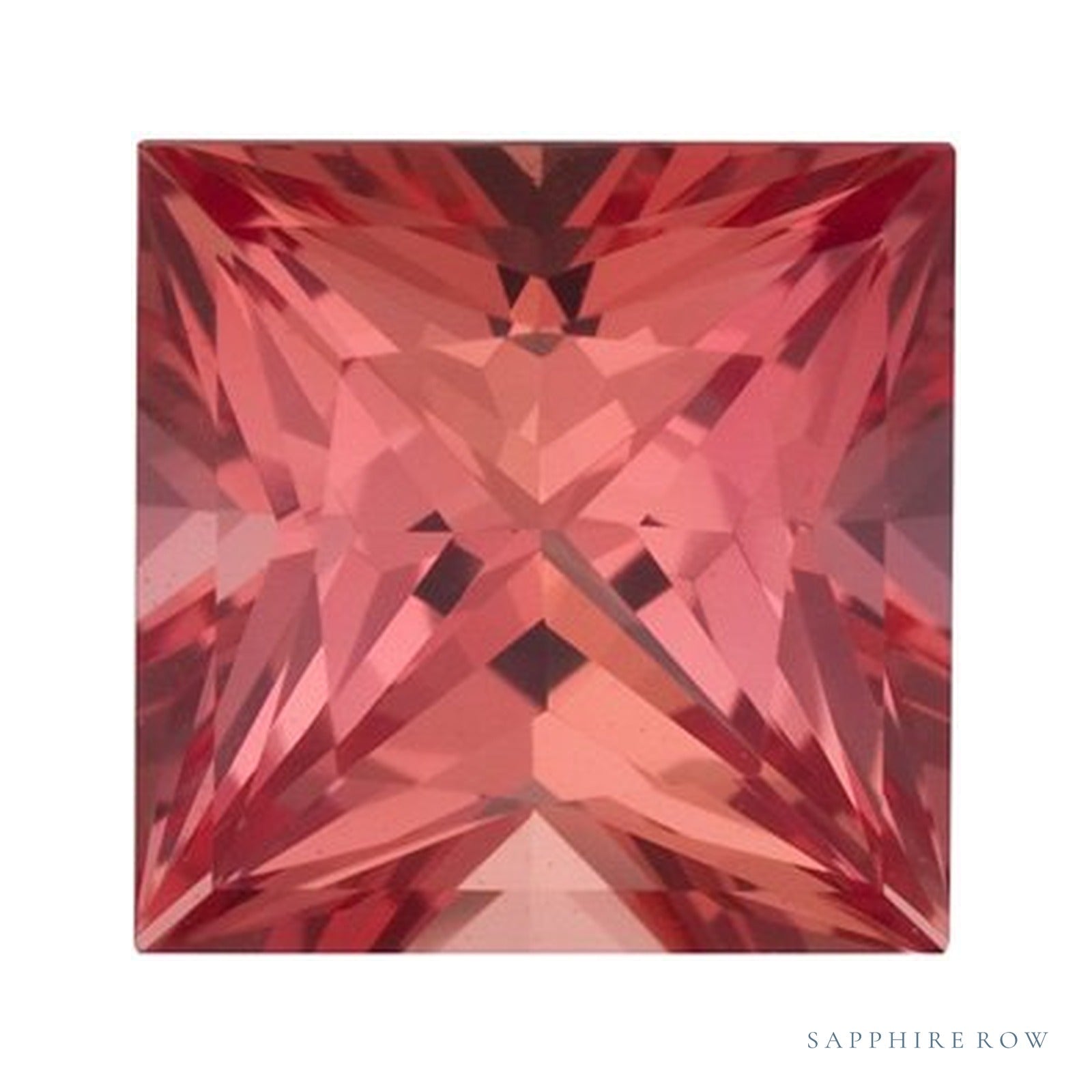 4 mm Square Lab-Grown Sapphire — Sapphire Row · cut4
