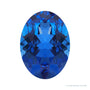 9x7 mm lab-grown blue sapphire, oval cut | Sapphire Row · cut4