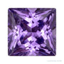 3.5 mm lab-grown purple sapphire, square cut | Sapphire Row · cut4