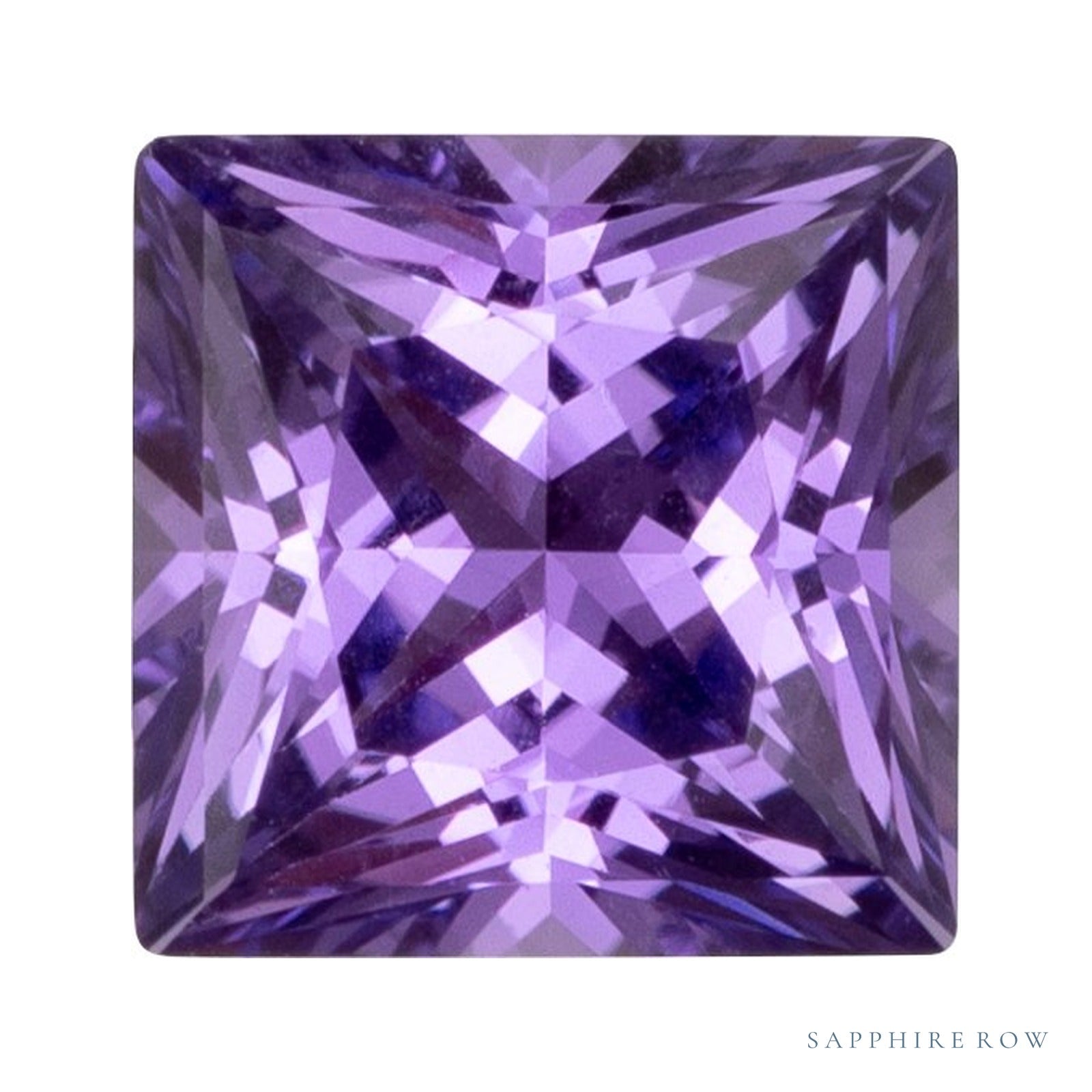 6 mm Square Lab-Grown Sapphire — Sapphire Row · cut4
