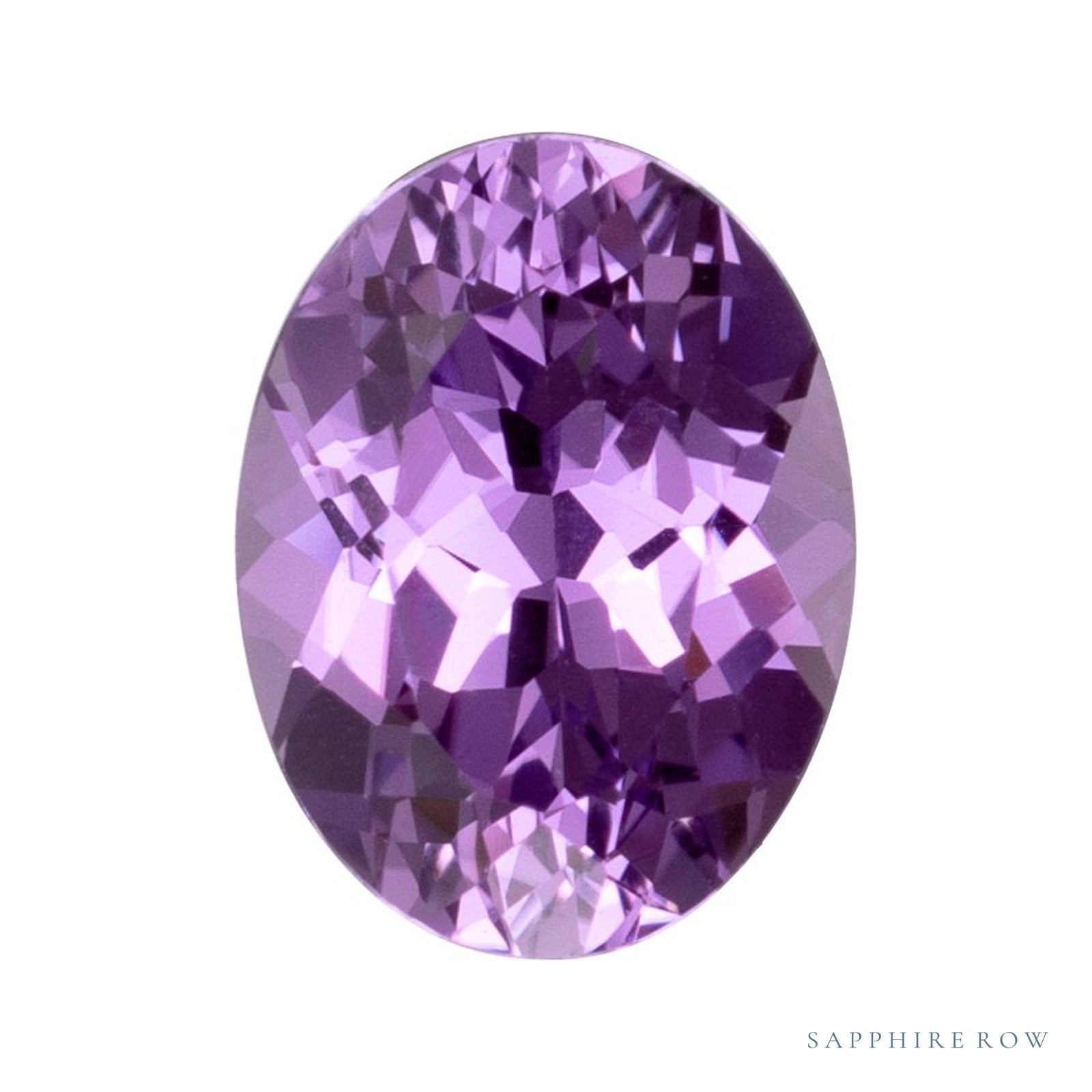 9 x 7 mm Oval Lab-Grown Sapphire — Sapphire Row · cut4
