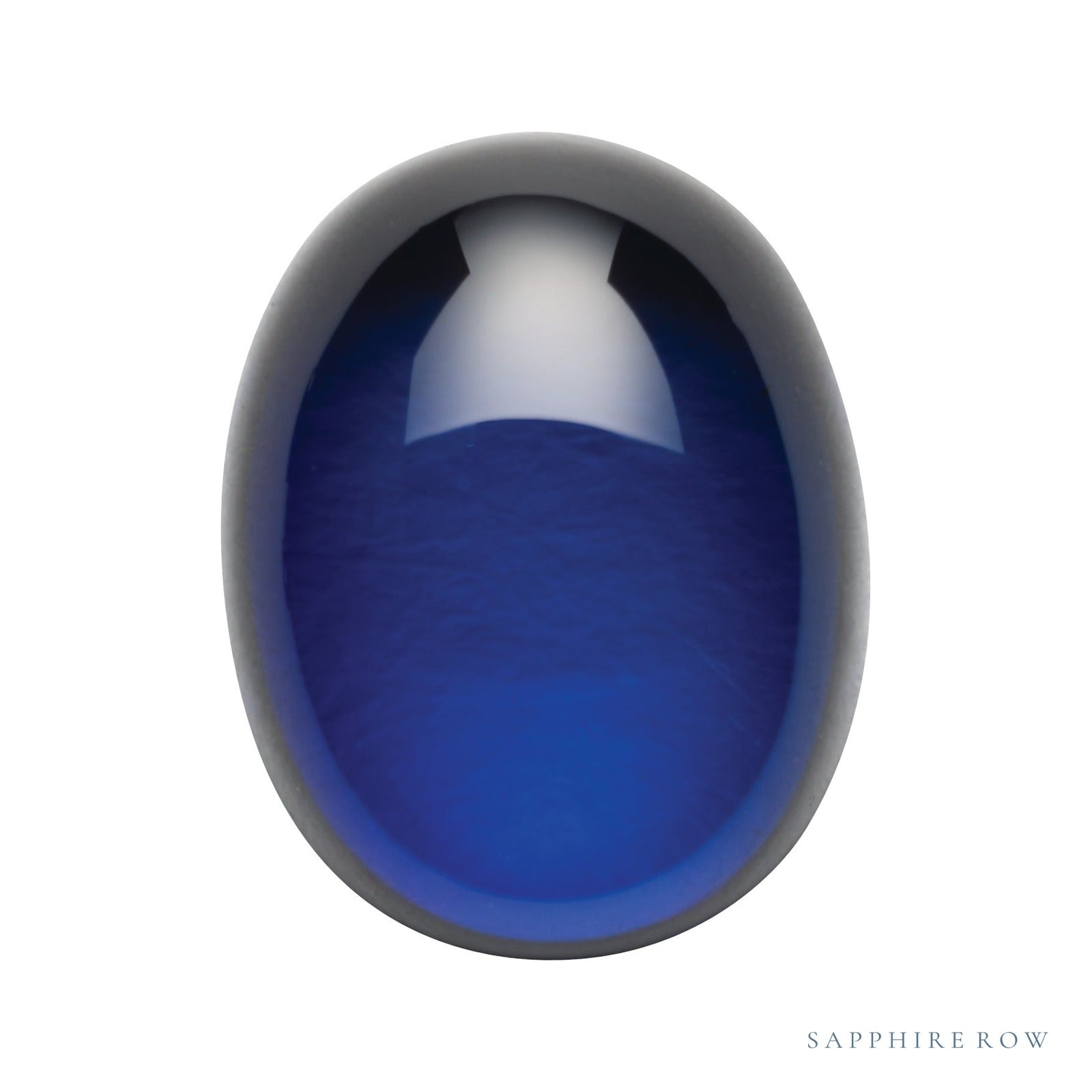 6 x 4 mm Oval Lab-Grown Sapphire — Sapphire Row · cut4