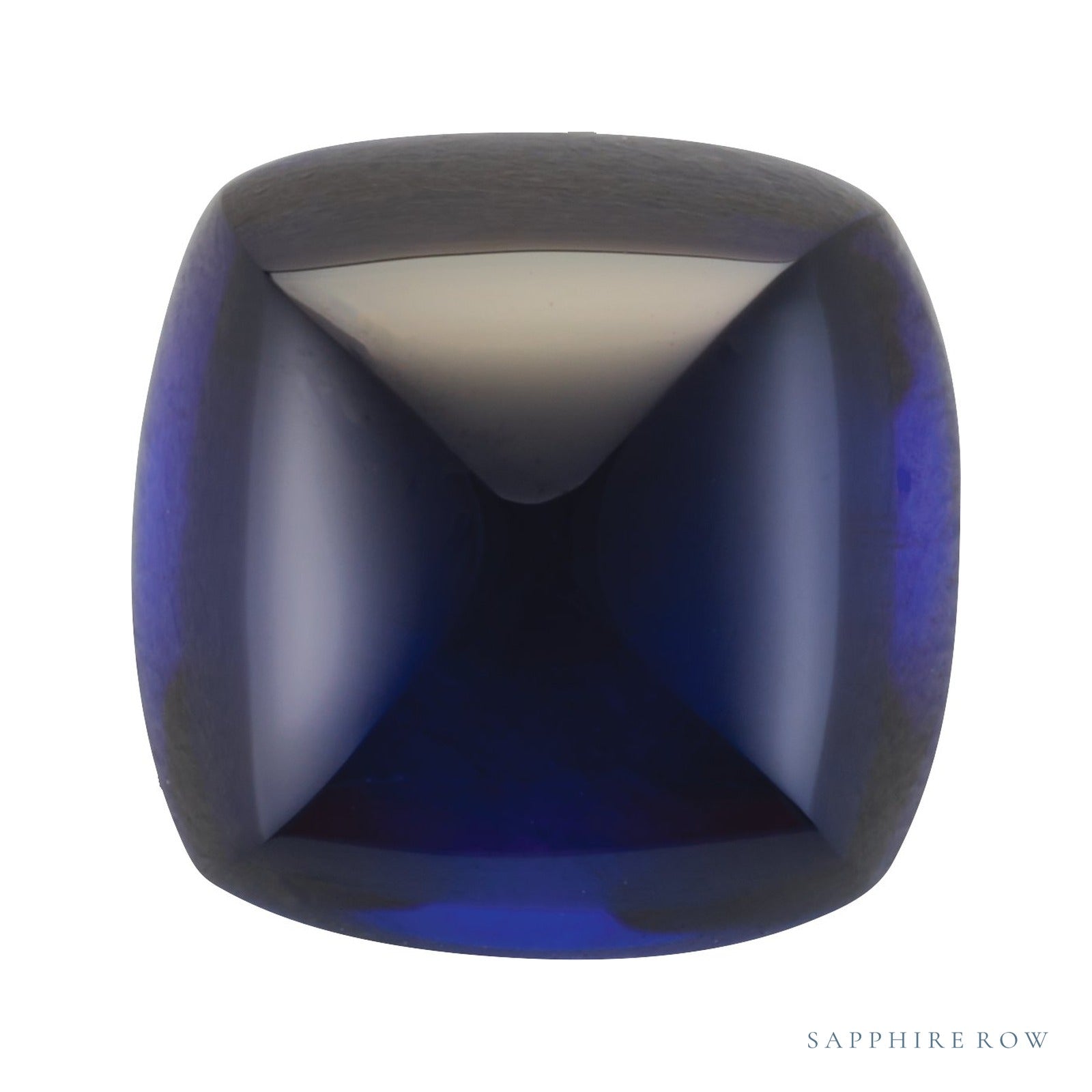 5 mm lab-grown blue sapphire, cushion cut | Sapphire Row · cut4