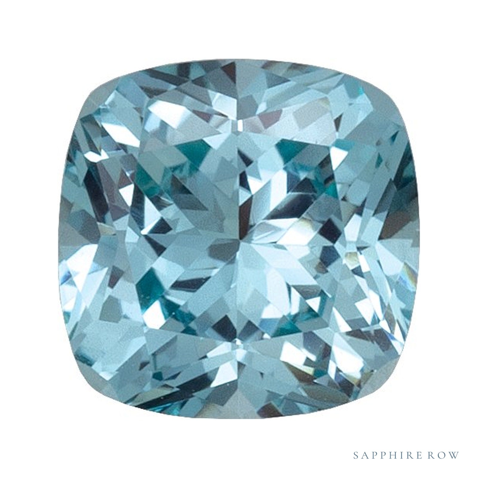 5 mm Cushion Lab-Grown Sapphire — Sapphire Row · cut4