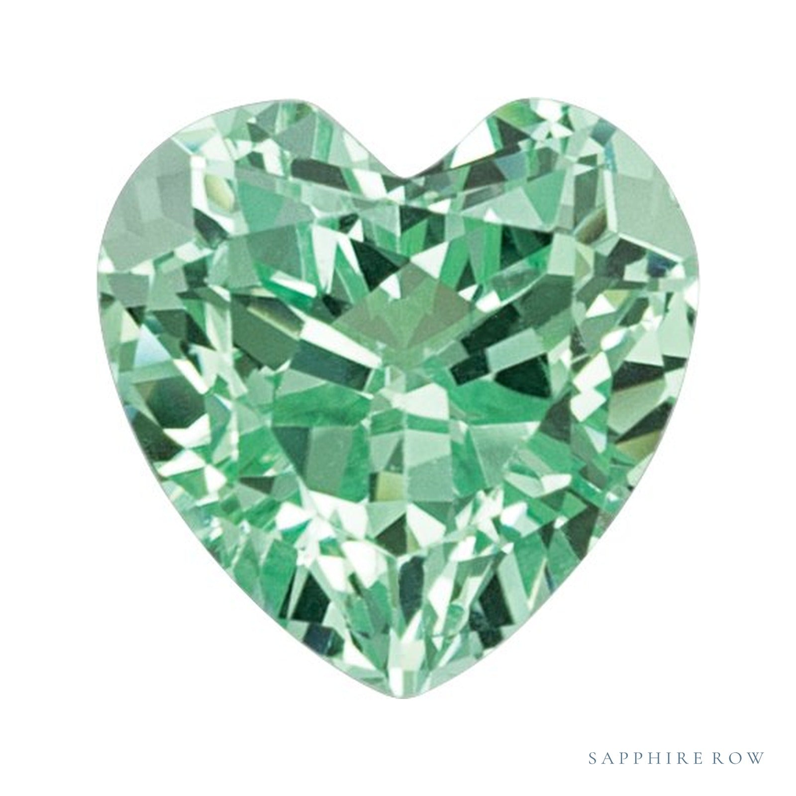 6 mm Heart Lab-Grown Sapphire — Sapphire Row · cut4