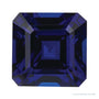 6 mm lab-grown blue sapphire, asscher cut | Sapphire Row · cut4