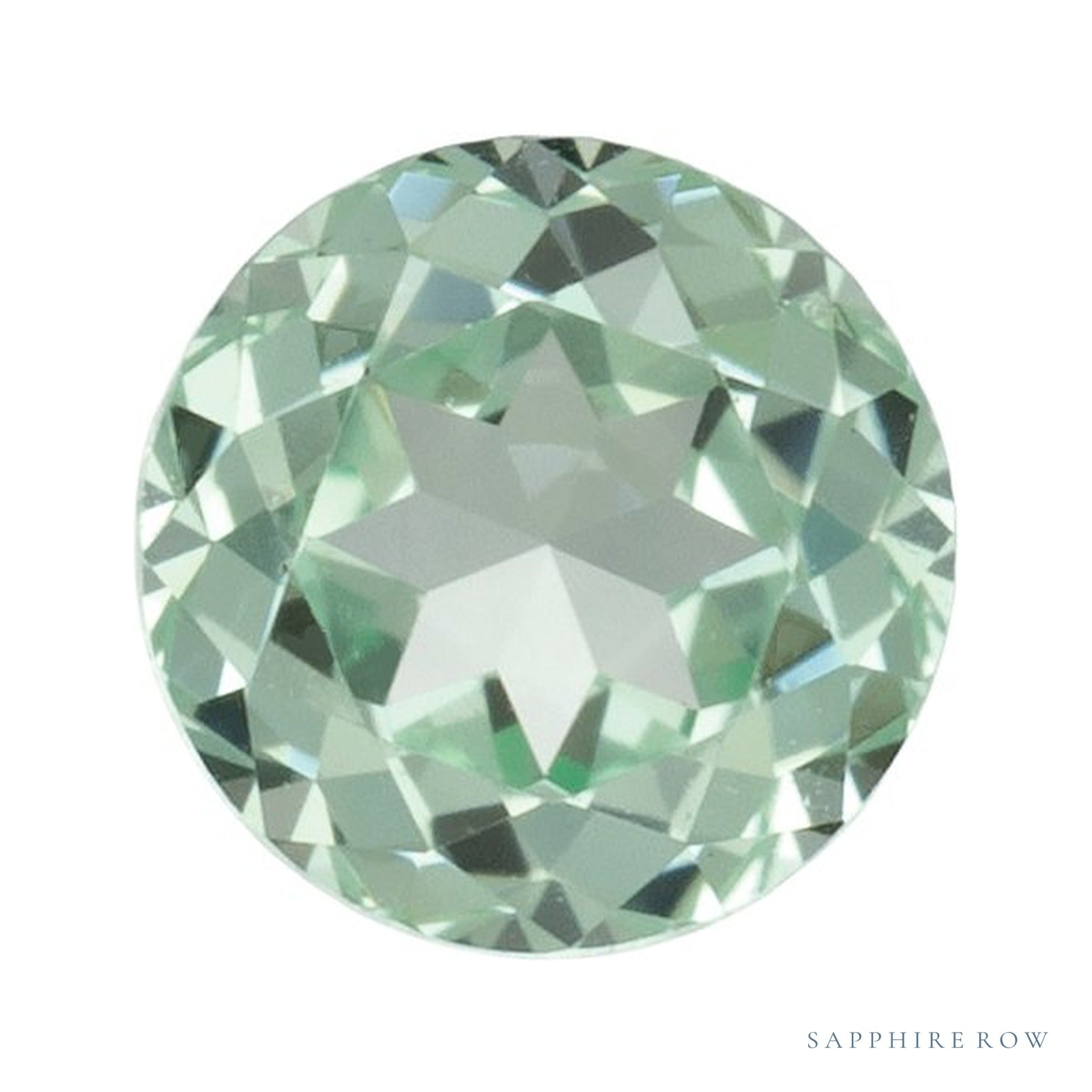 4 mm Round Lab-Grown Sapphire — Sapphire Row · cut4