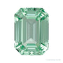 7x5 mm lab-grown mint green sapphire, emerald cut | Sapphire Row · cut4