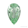 8x5 mm lab-grown mint green sapphire, pear cut | Sapphire Row · cut4