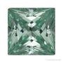 4 mm lab-grown mint green sapphire, square cut | Sapphire Row · cut4
