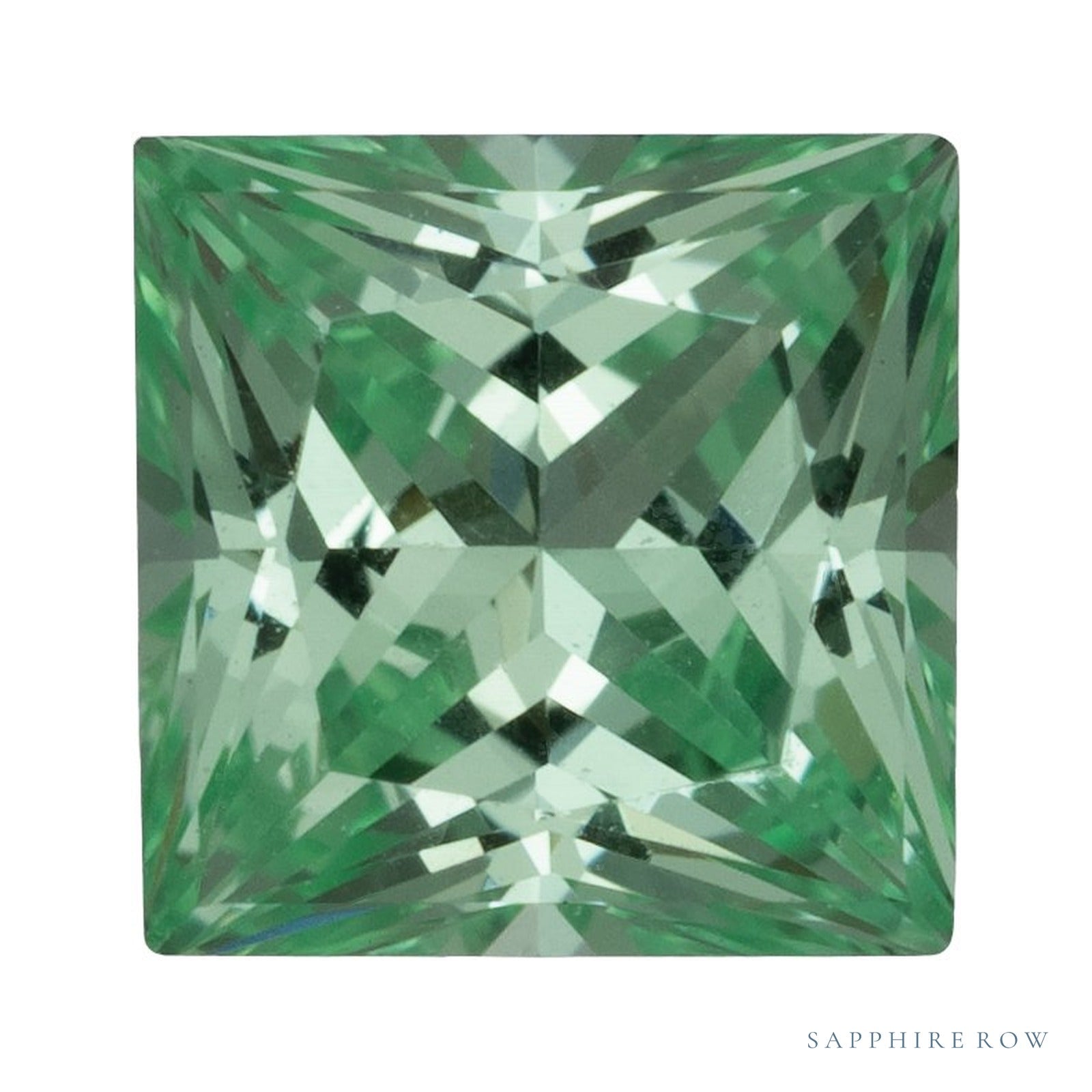 5 mm Square Lab-Grown Sapphire — Sapphire Row · cut4