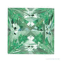 6 mm lab-grown mint green sapphire, square cut | Sapphire Row · cut4