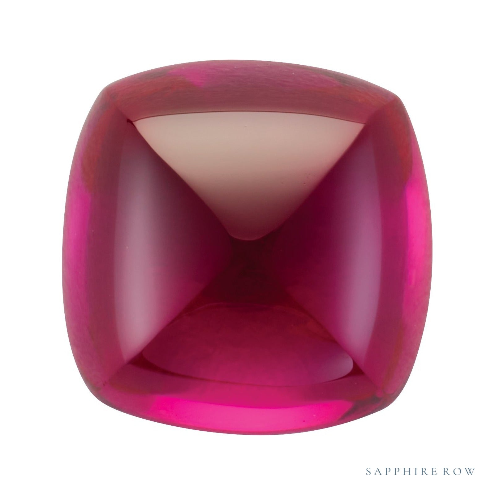 5 mm Cushion Lab-Grown Ruby — Sapphire Row · cut4