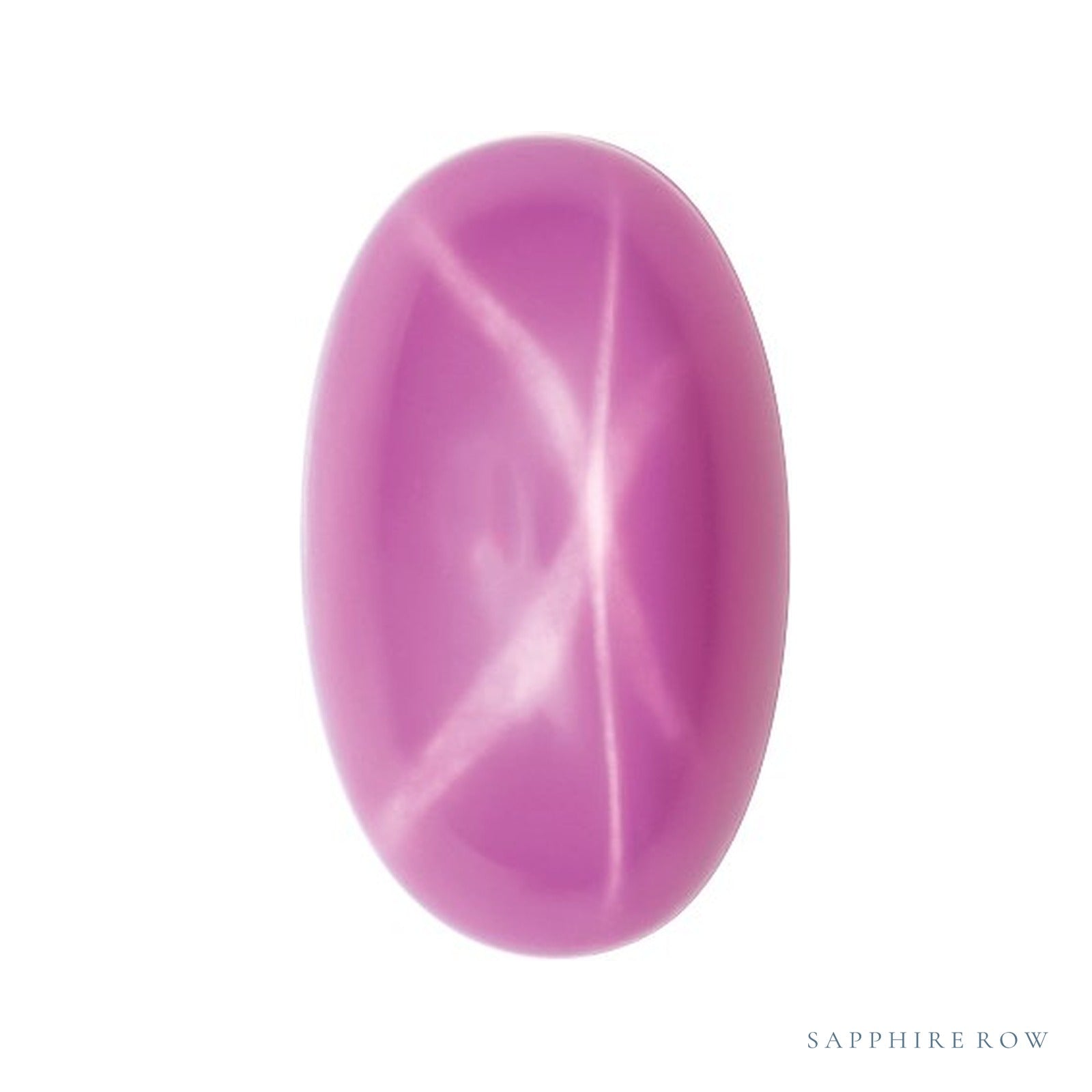 10 x 8 mm Oval Lab-Grown Ruby — Sapphire Row · cut4