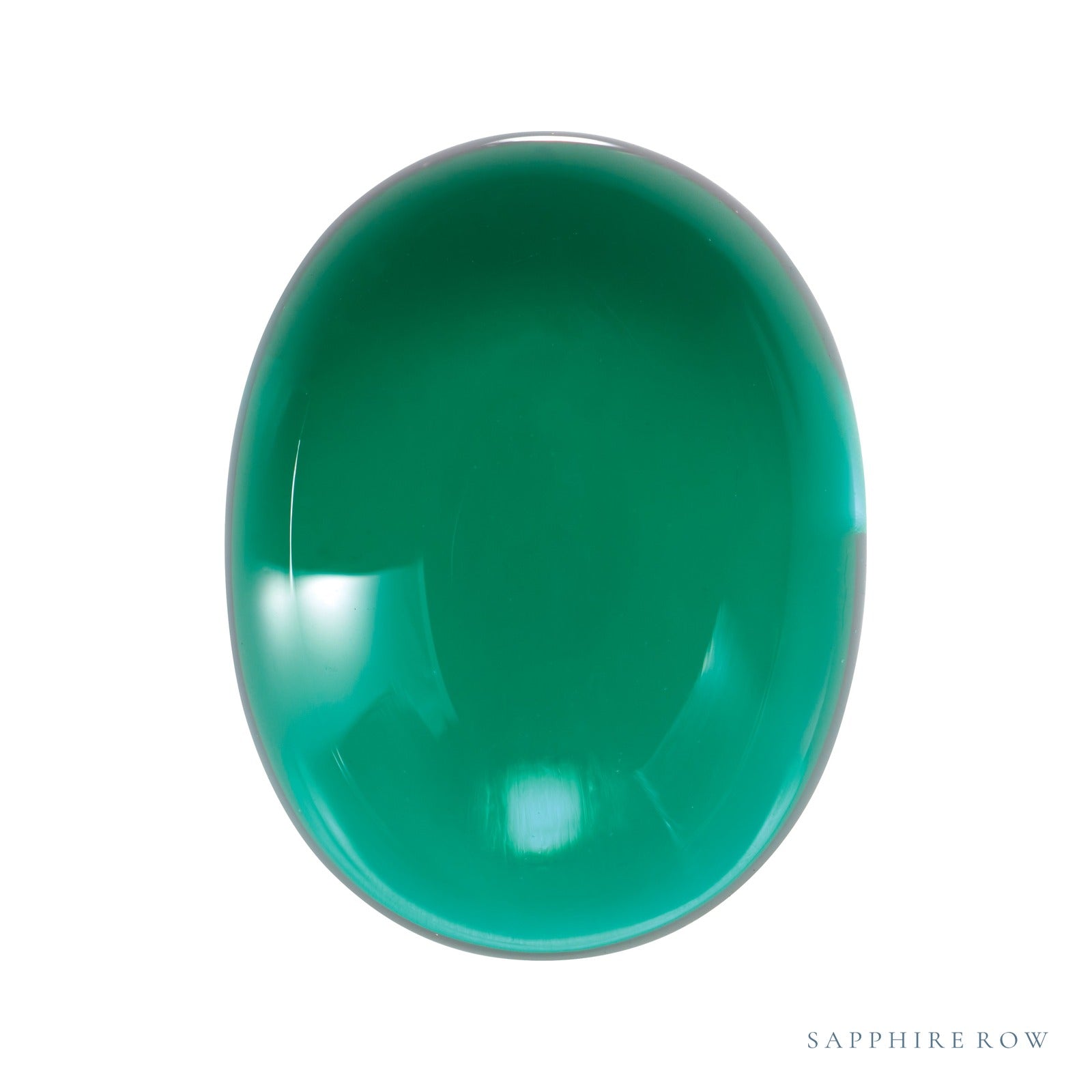 8x6 mm lab-grown green emerald, oval cut | Sapphire Row · cut6