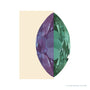 12 x 6 mm Marquise Lab-Grown Alexandrite — Sapphire Row · cut4