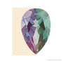 10 x 7 mm Pear Lab-Grown Alexandrite — Sapphire Row · cut4