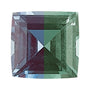 4.5 mm lab-grown color change alexandrite, square cut | Sapphire Row · cut7