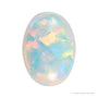 9x7 mm lab-grown white opal, oval cut | Sapphire Row · cut4