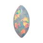 7x3.5 mm lab-grown white opal, marquise cut | Sapphire Row · cut7