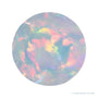 5.5 mm lab-grown white opal, round cut | Sapphire Row · cut4