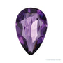 6x4 mm lab-grown purple amethyst, pear cut | Sapphire Row · cut4