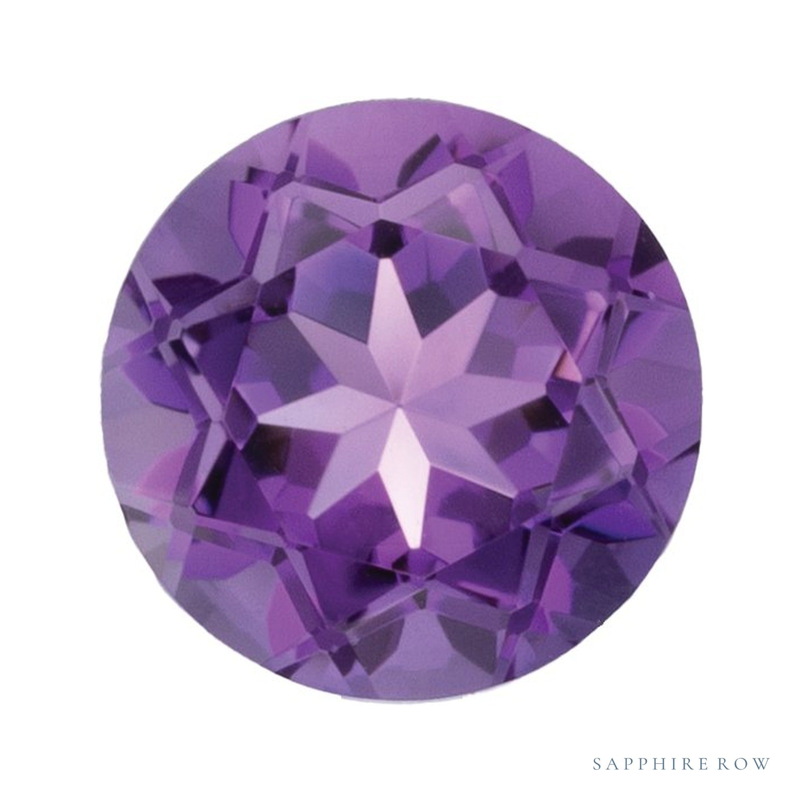 5 mm Round Lab-Grown Amethyst — Sapphire Row · cut4