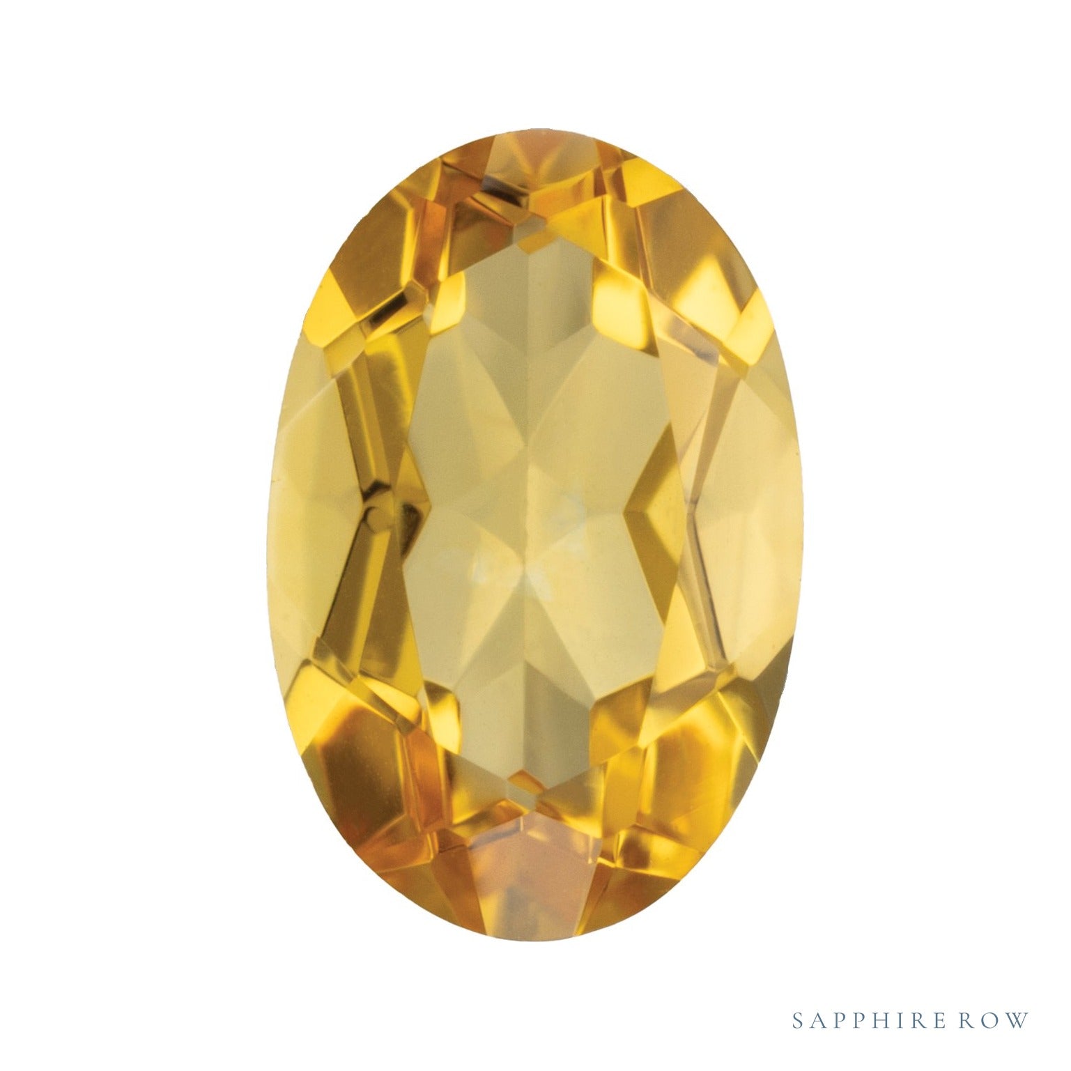 6x4 mm lab-grown orange citrine, oval cut | Sapphire Row · cut4 · cut5