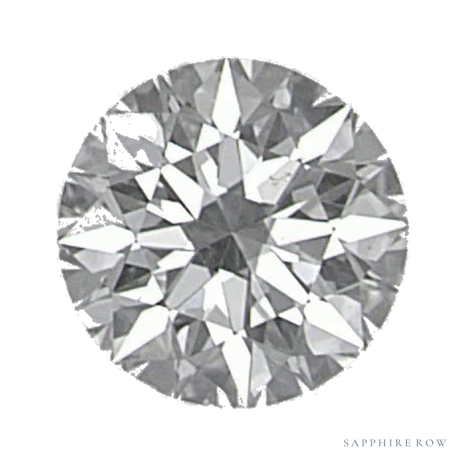 0.30 ct Round Natural Diamond – D VS2 — Sapphire Row · cut · cut3 · cut4